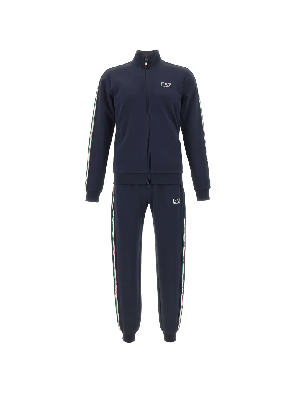 Ea7 Emporio Armani logo-tape tracksuit - Blau