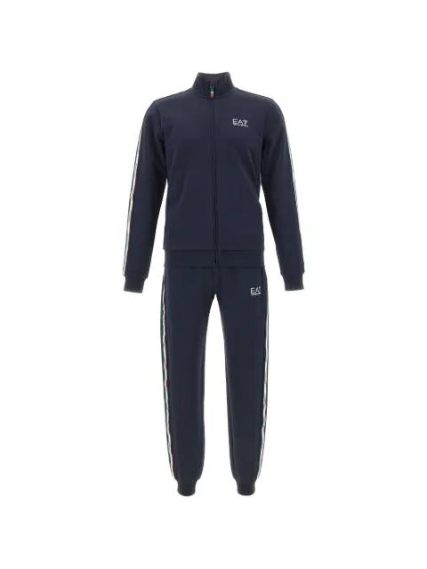 Ea7 Emporio Armani logo-tape tracksuit