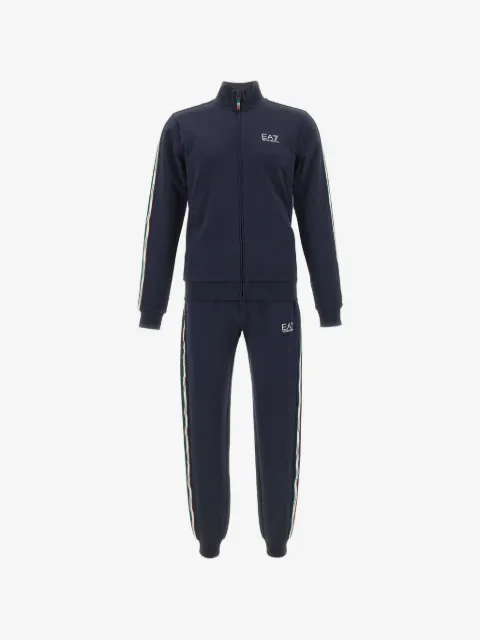 Ea7 Emporio Armani logo-tape tracksuit