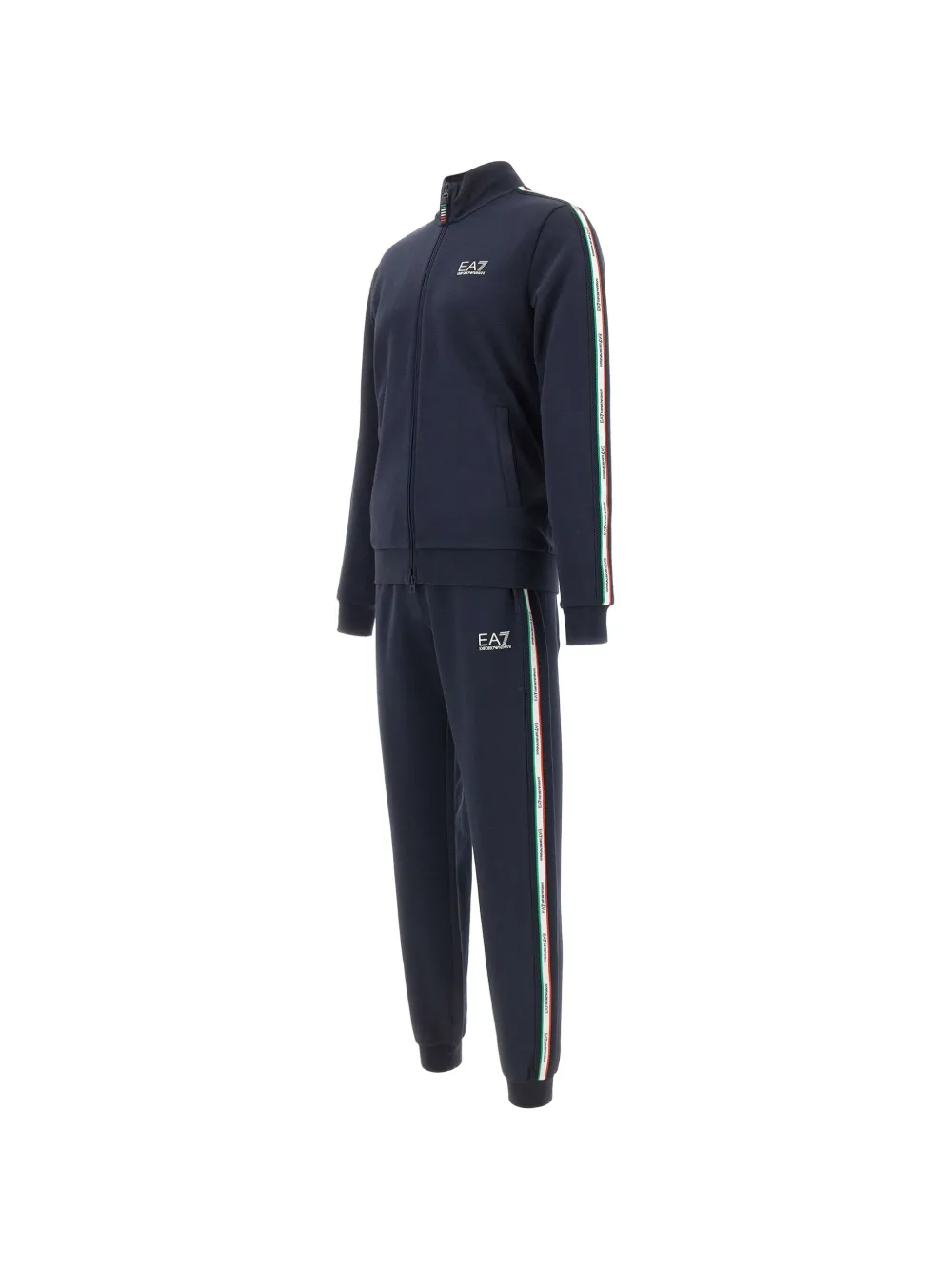 Ea7 Emporio Armani Trainingspak met logoband Blauw