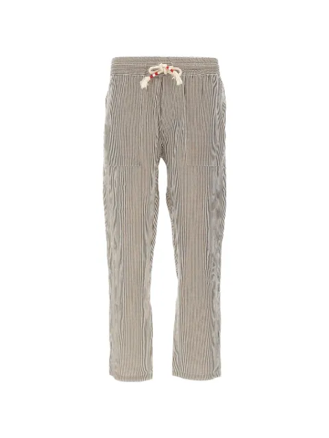 MC2 Saint Barth striped-pattern linen trousers