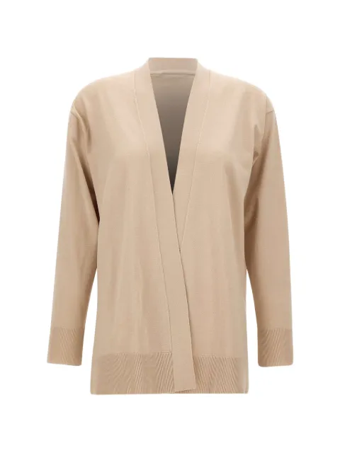 ELENA MIRÒ side-slit open-front cardigan