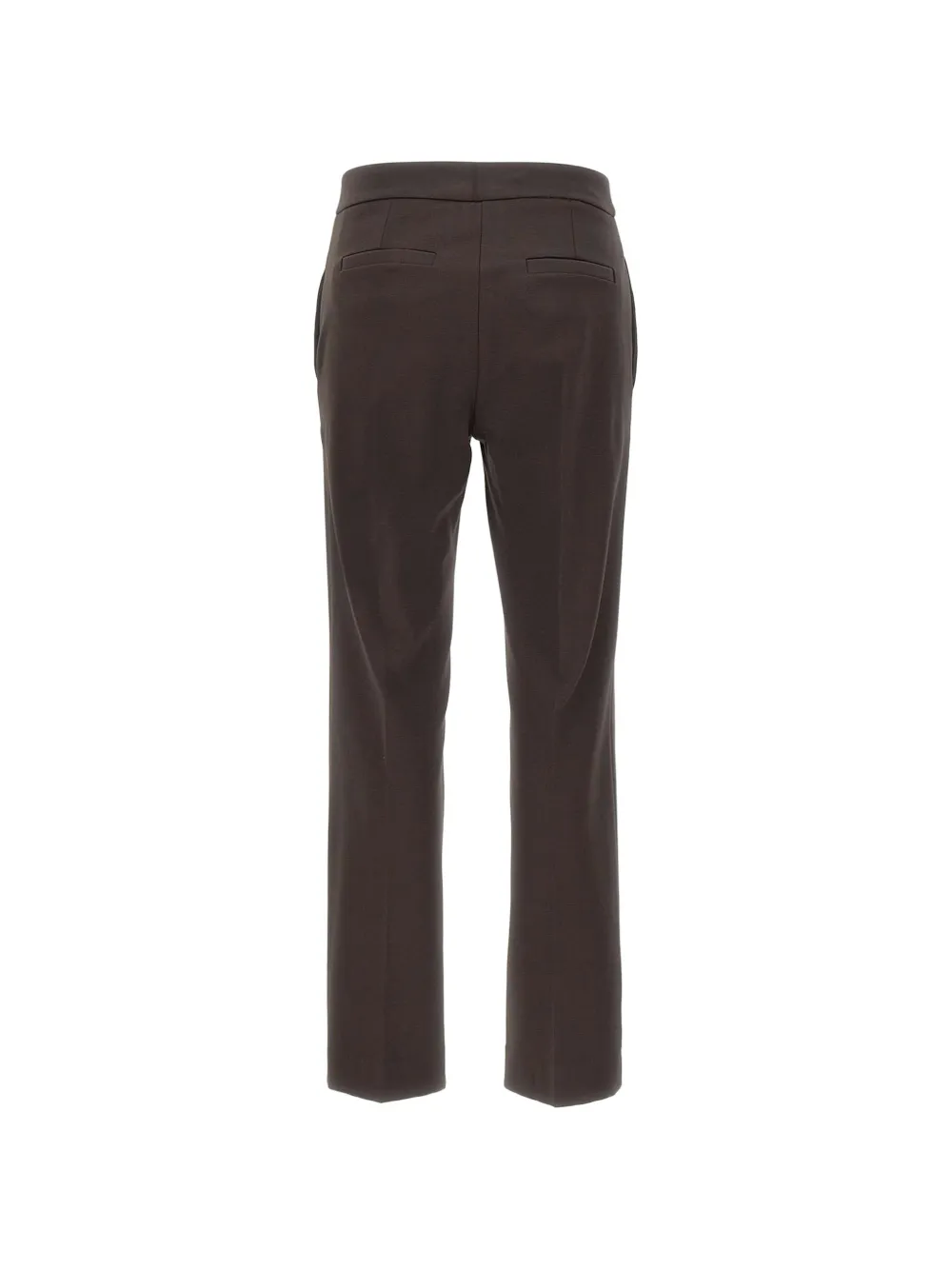 kaos Straight broek met split in de zoom Bruin