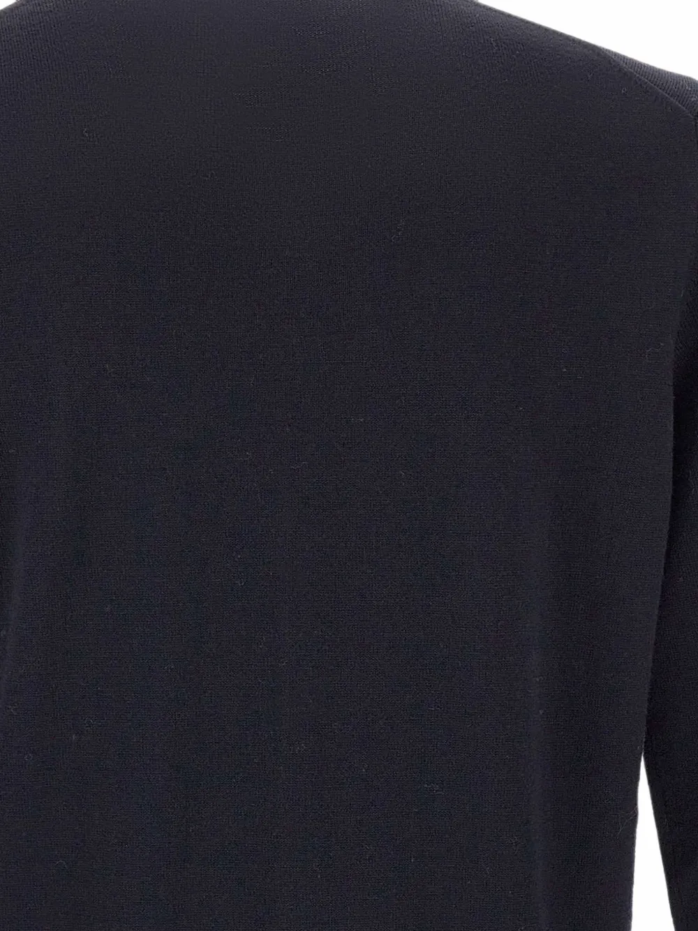 Kangra Trui met ronde hals en geribbelde afwerking Blauw