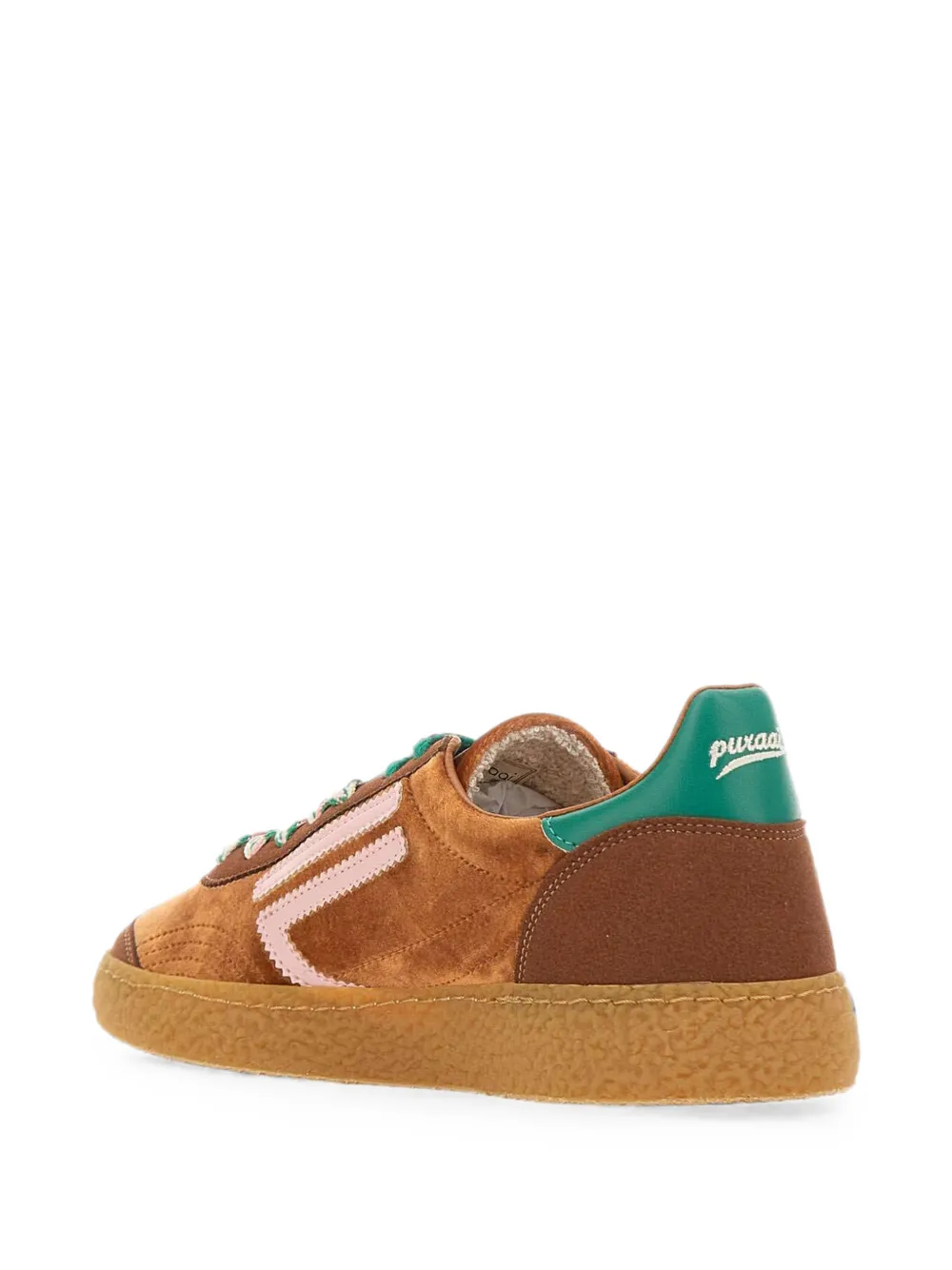 Puraai 6.01 XS sneakers met fluwelen effect Bruin