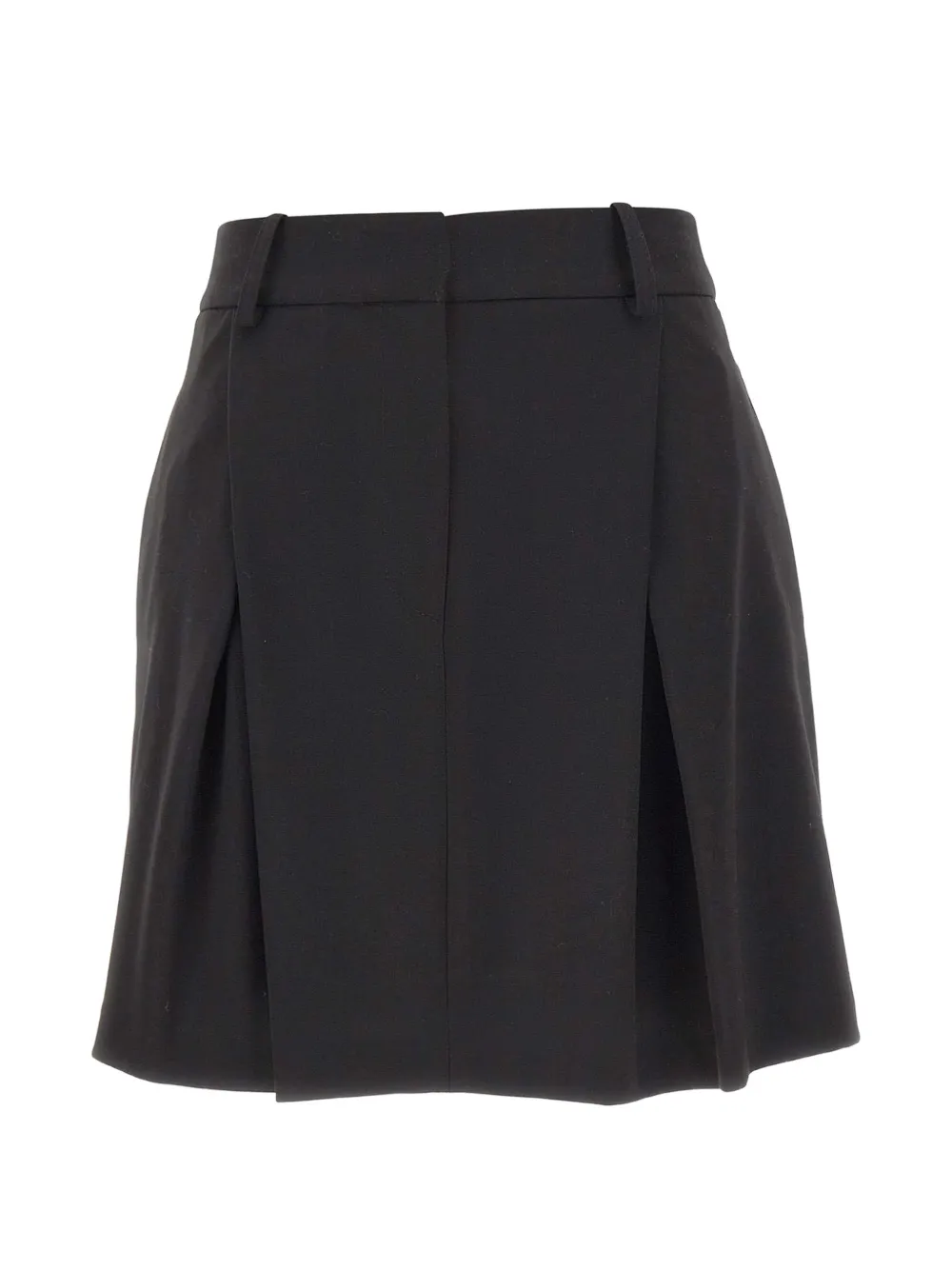kaos dart-detail mini plated skirt - Schwarz