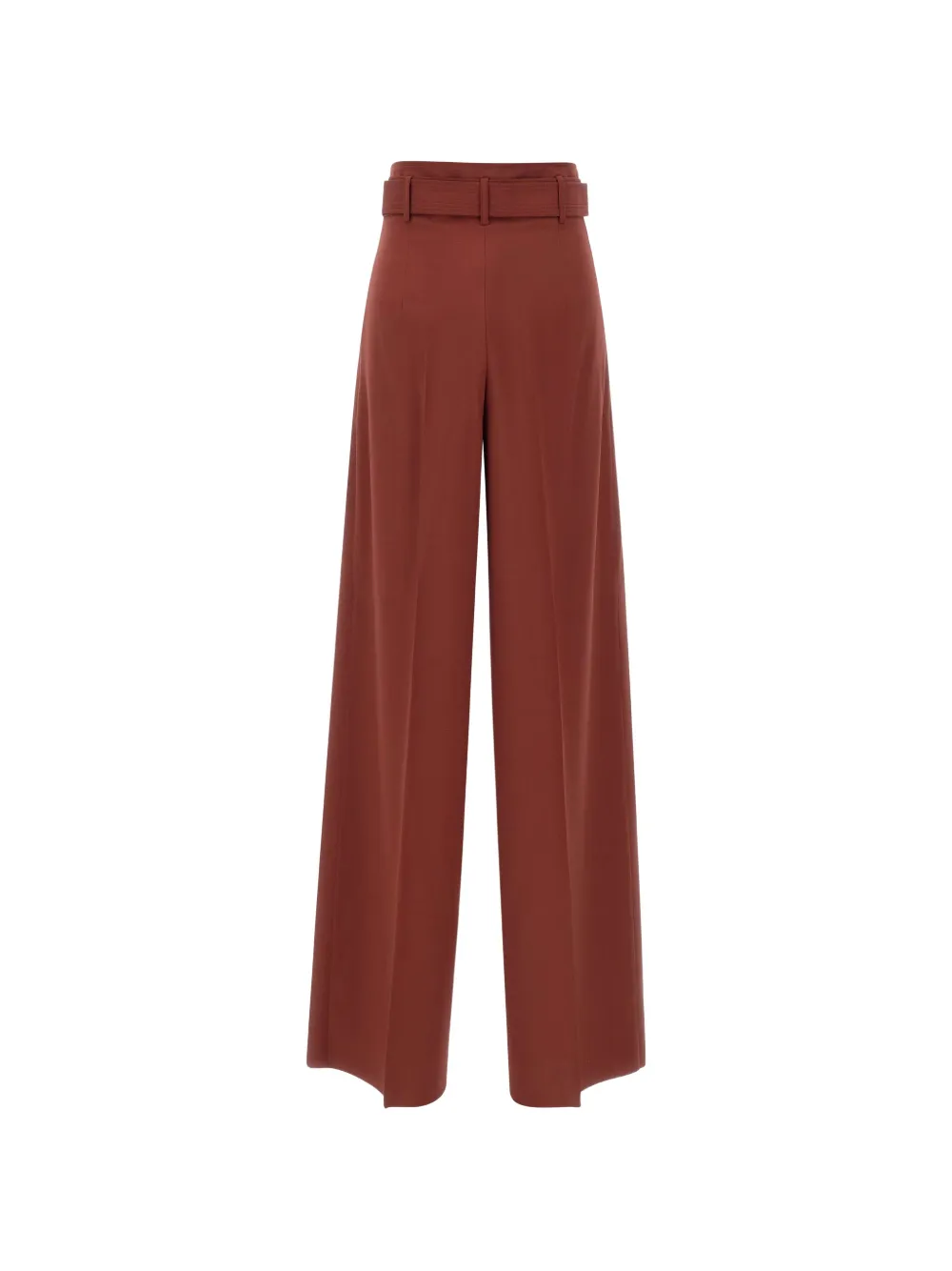 Max Mara Plooibroek met ceintuur Rood