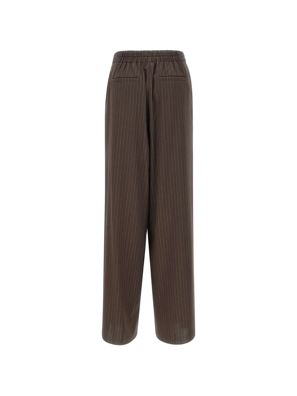 Marella pinstripe-pattern palazzo pants Bruin