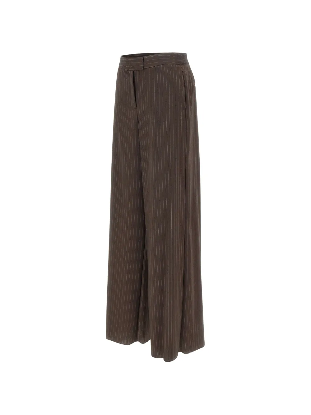 Marella pinstripe-pattern palazzo pants Bruin