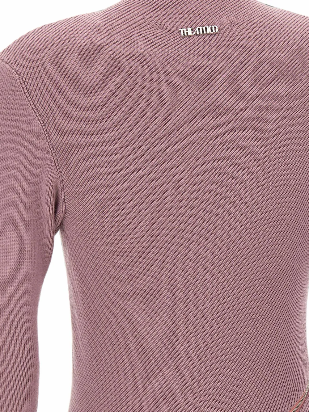 The Attico Paarse trui Roze