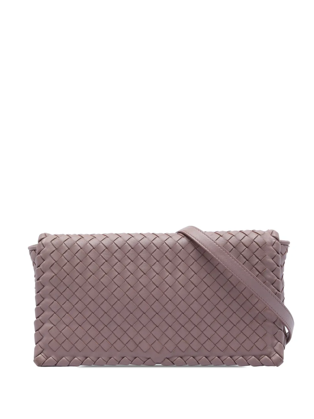 Bottega Veneta Pre-Owned 2012-2026 Nappa Intrecciato Flap crossbody bag - Rosa