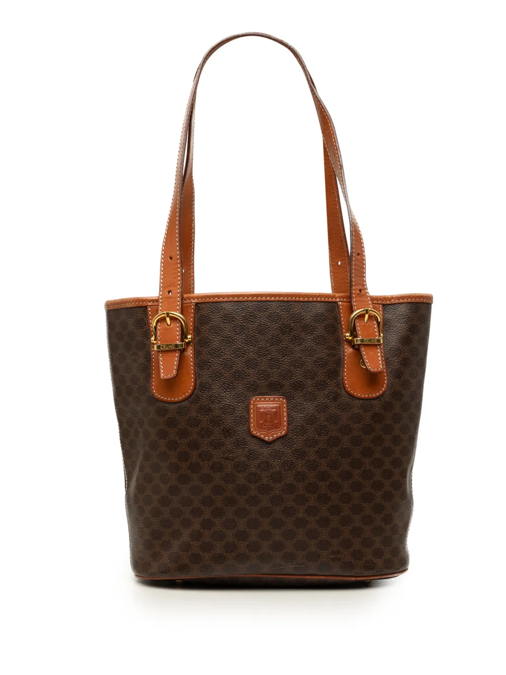 Celine Pre-Owned 1995 Macadam Coated Canvas tote bag - Braun