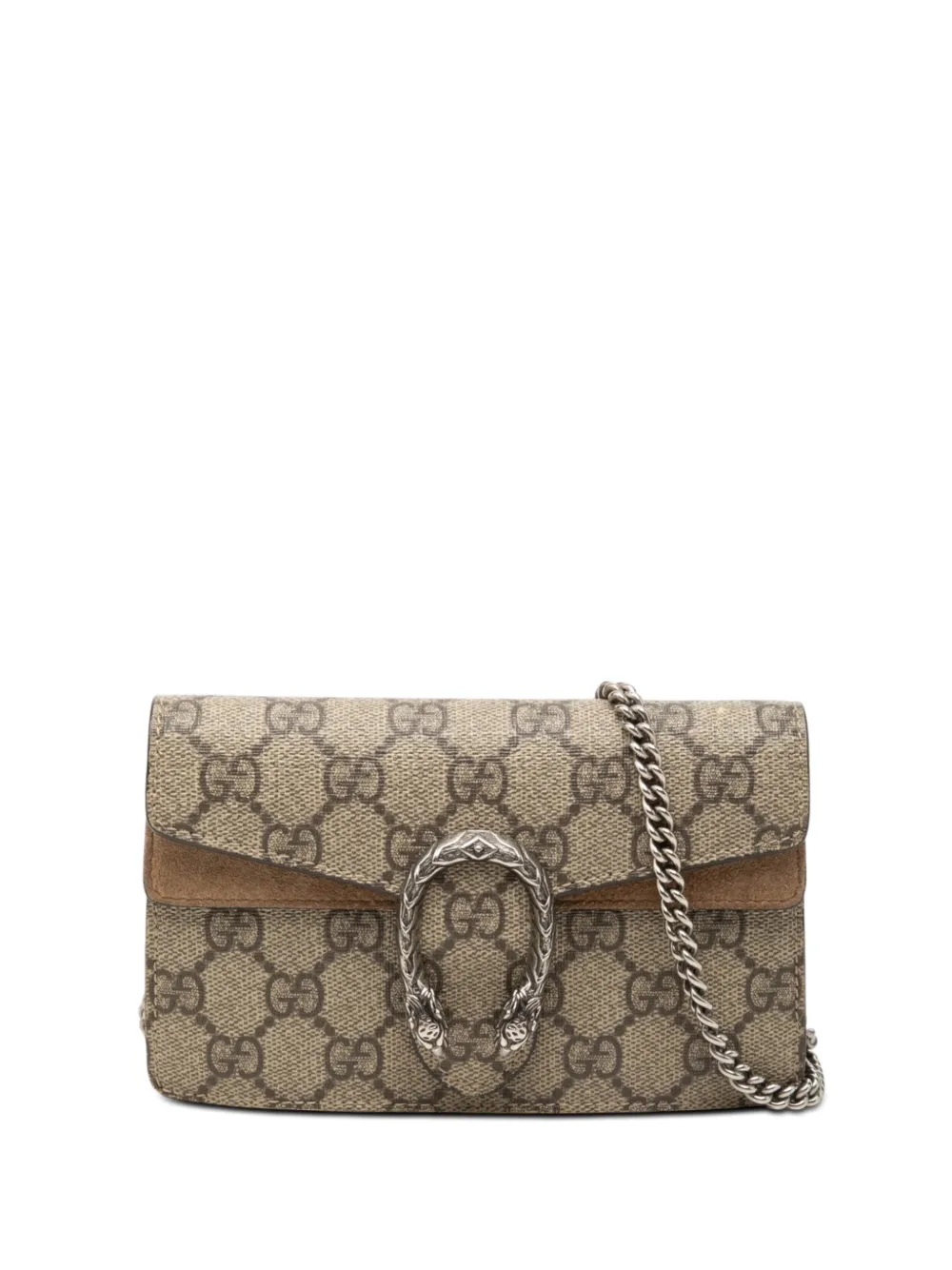 Gucci Pre-Owned 2000-2015 Mini GG Supreme Dionysus crossbody bag - Toni neutri