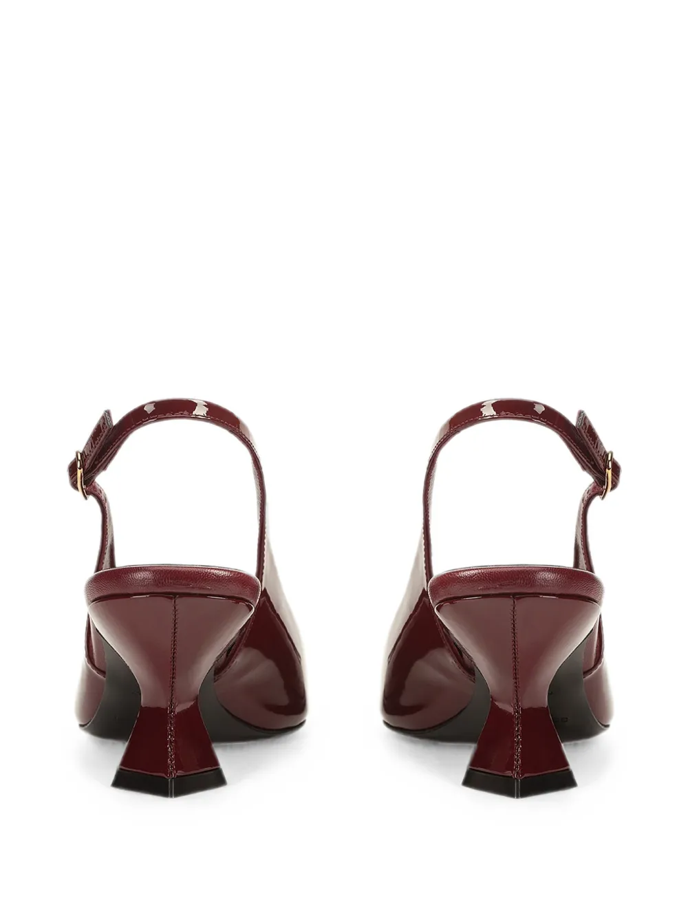 Sergio Rossi Sculpt slingback pumps Rood