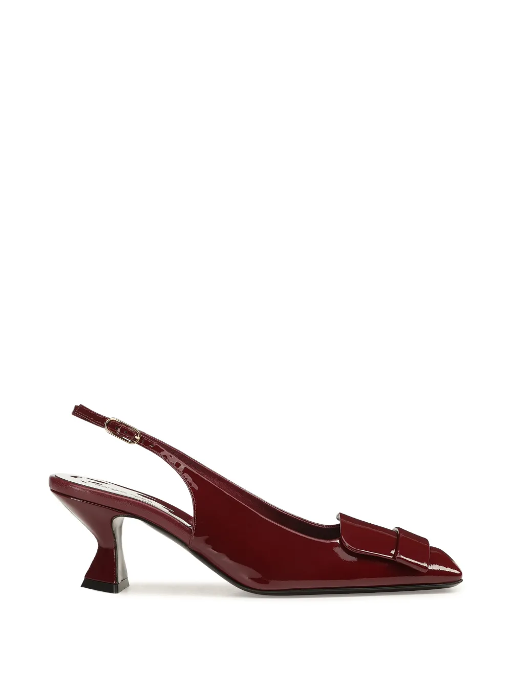 Sergio Rossi Sculpt slingback pumps Rood