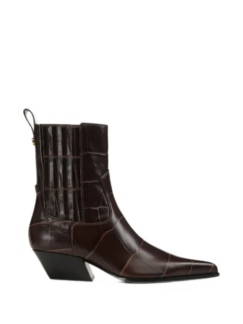Sergio Rossi Purcell croc-effect boots