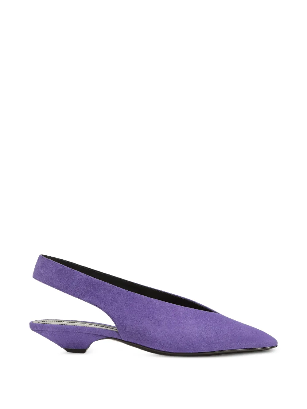 Sergio Rossi Beak Slingback-Pumps - Violett