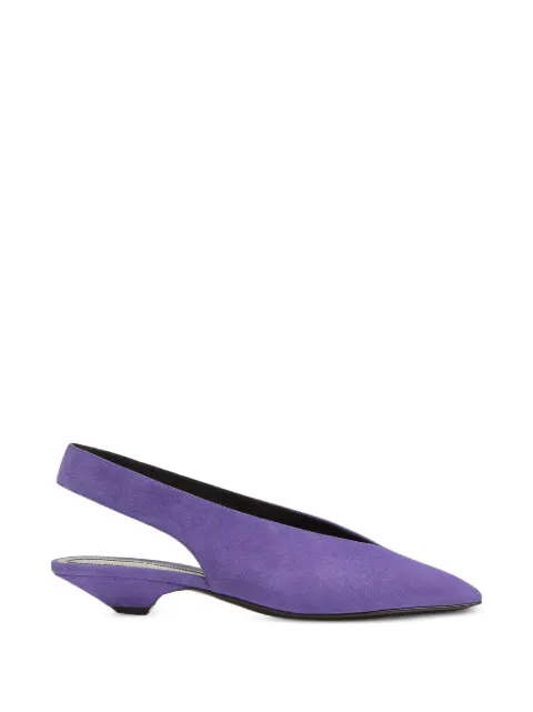 Sergio Rossi Beak slingback pumps