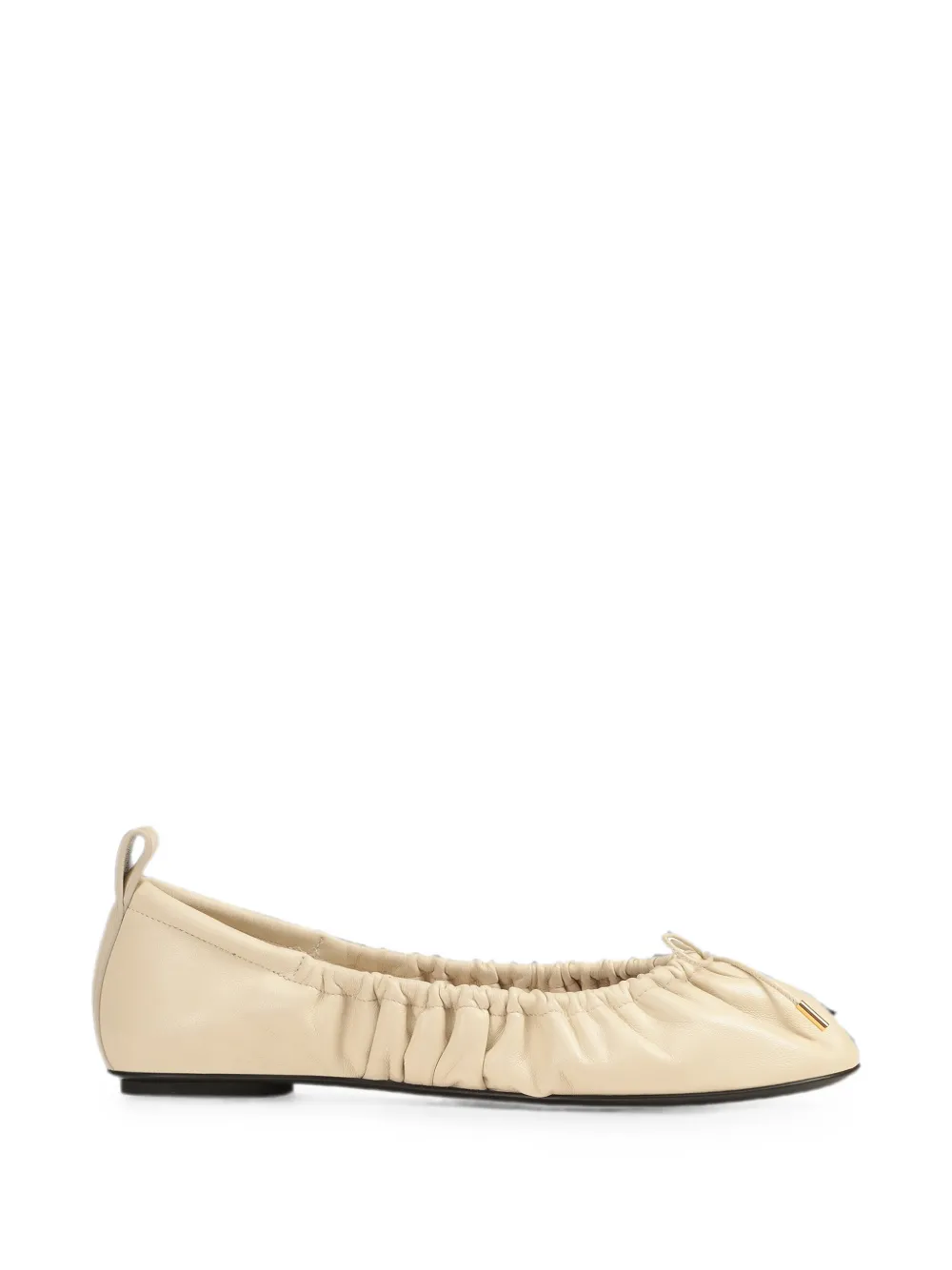 Sergio Rossi Ballerine con fiocco - Toni neutri