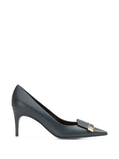 Sergio Rossi Sr Evolv logo-plaque pumps