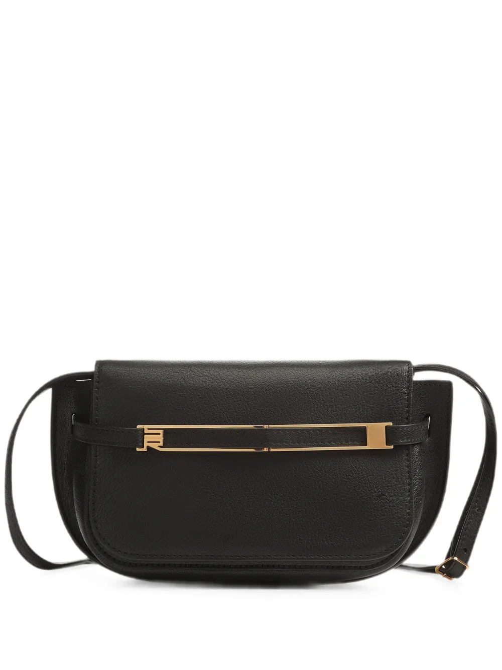 Sergio Rossi Vareda leather shoulder bag - Black