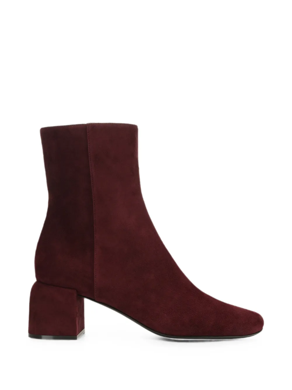 Sergio Rossi bottines Convex en daim - Rouge Sergio Rossi bottines Convex en daim - Rouge