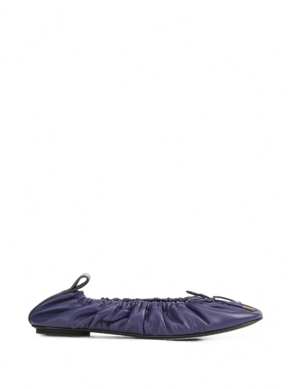 Sergio Rossi Plisse ruched ballet flats - Viola