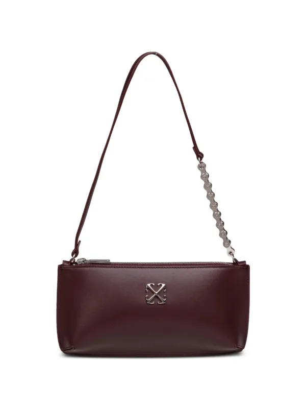 Off-White Jitney Chain-link Shoulder Bag in Red