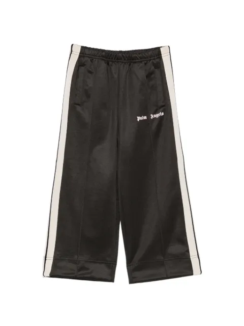 Palm Angels Kids logo-print side-stripe track pants