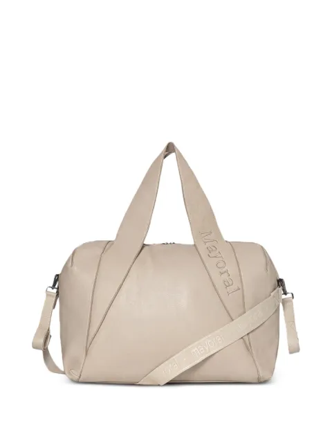 Mayoral logo-embroidered changing bag
