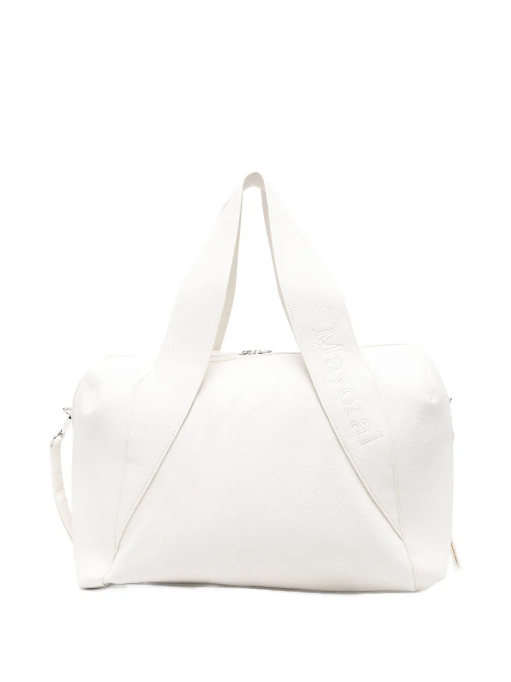 Mayoral logo-embossed holdall bag - Weiß