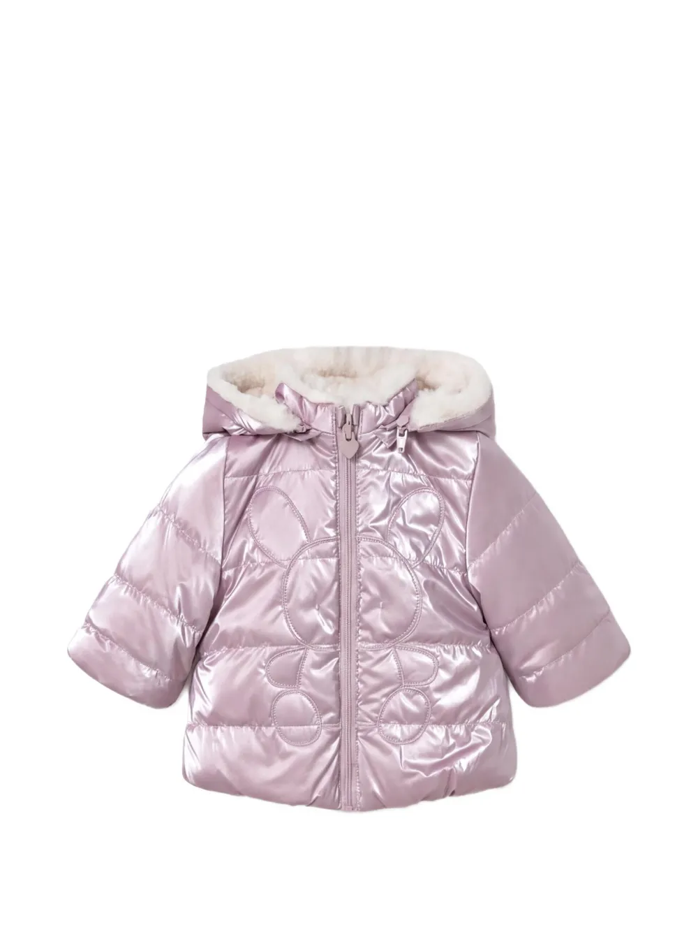 Mayoral Giacca reversibile in pelliccia sintetica - Rosa