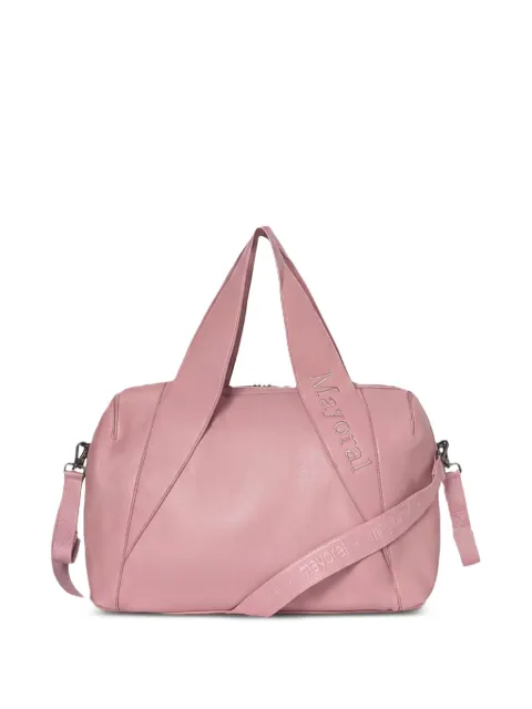 Mayoral logo-embroidered changing bag