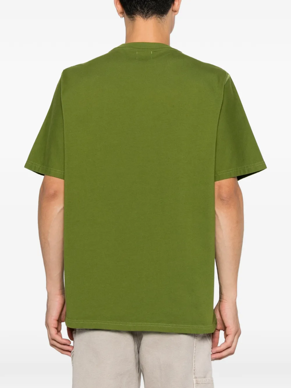 Arte Antwerp T-shirt met geborduurd logo Groen