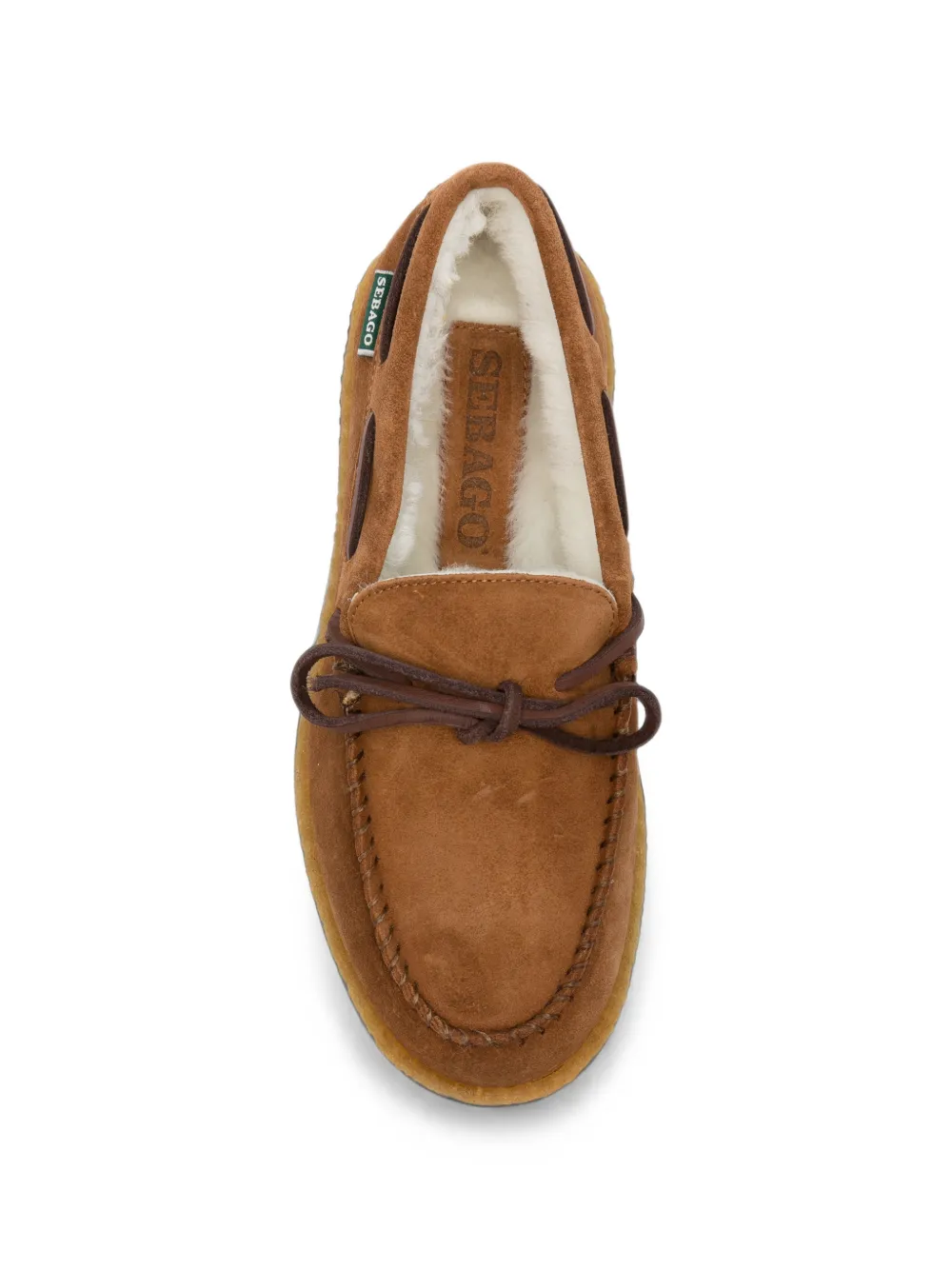 Sebago suede bow-detail loafers Bruin