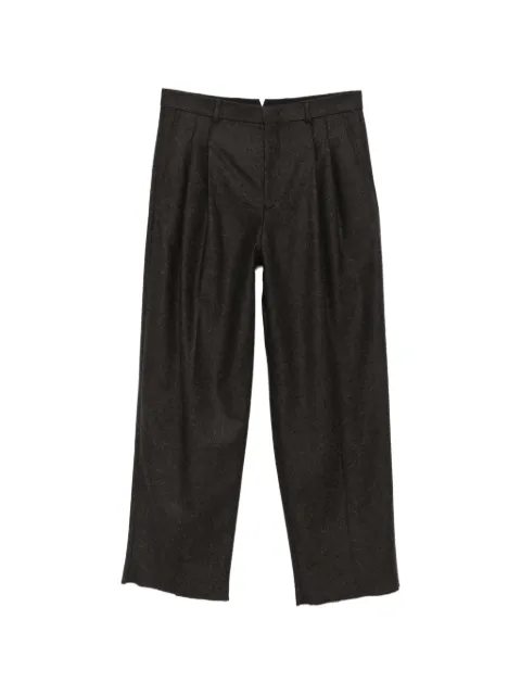 Emporio Armani pleated wide-leg trousers