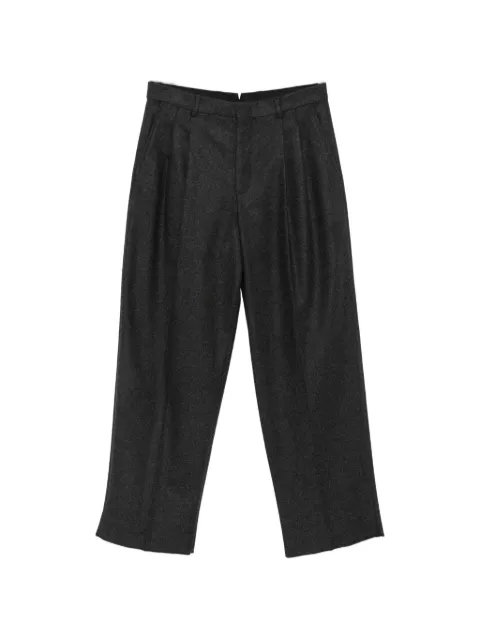 Emporio Armani pleated wide-leg trousers
