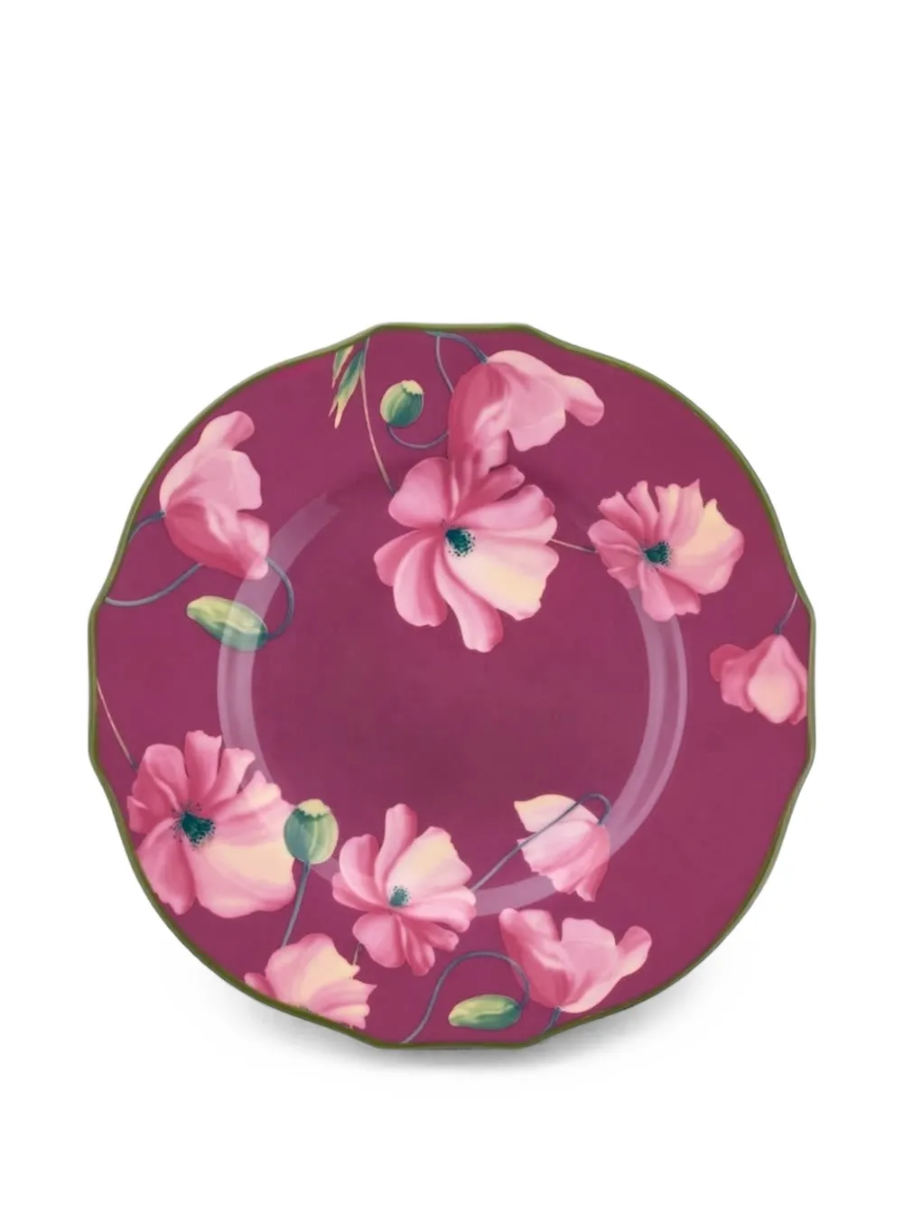 GINORI 1735 assiette Florenza à fleurs - Violet GINORI 1735 assiette Florenza à fleurs - Violet