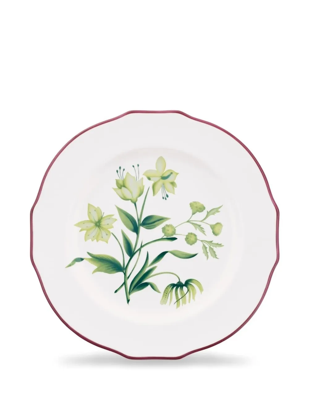 GINORI 1735 assiette Florenza à fleurs - Blanc GINORI 1735 assiette Florenza à fleurs - Blanc