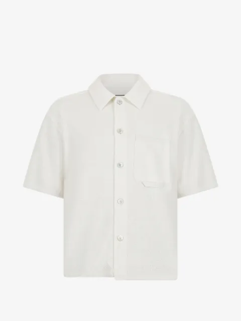 Wooyoungmi button-up chest-pocket shirt