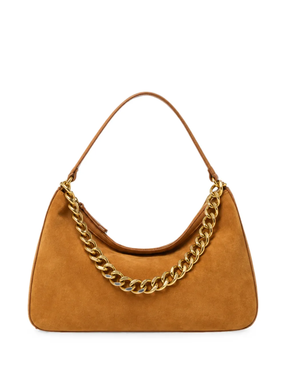 TWINSET Liliane medium suede bag - Marrone