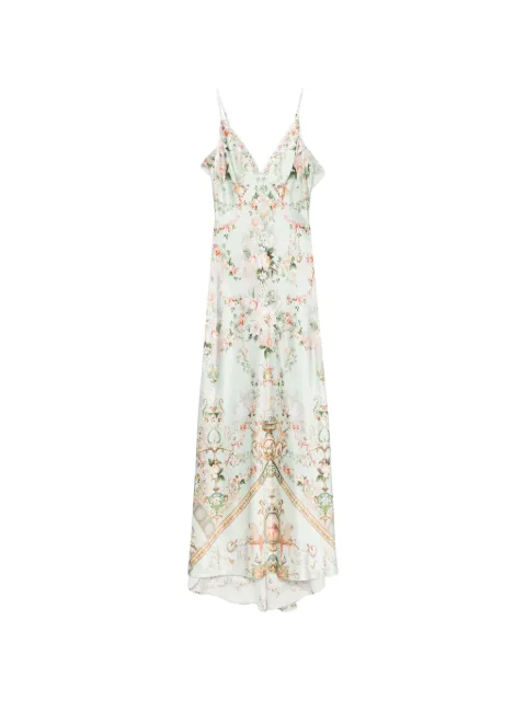 Camilla floral-print sleeveless maxi dress