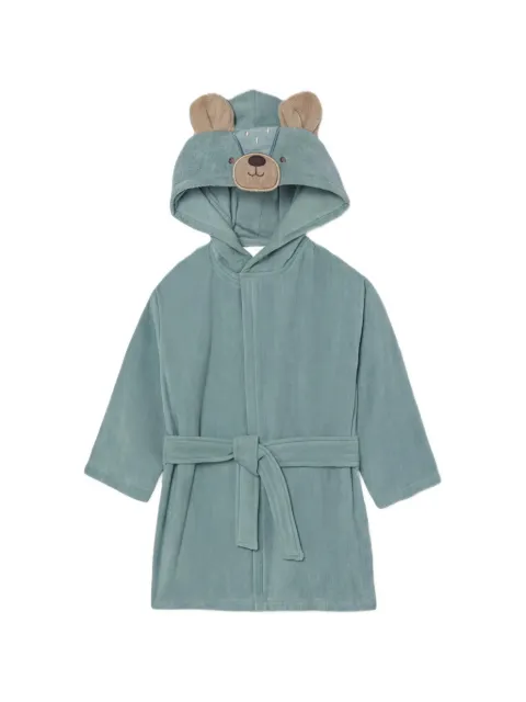 Mayoral bear-motif hooded dressing gown