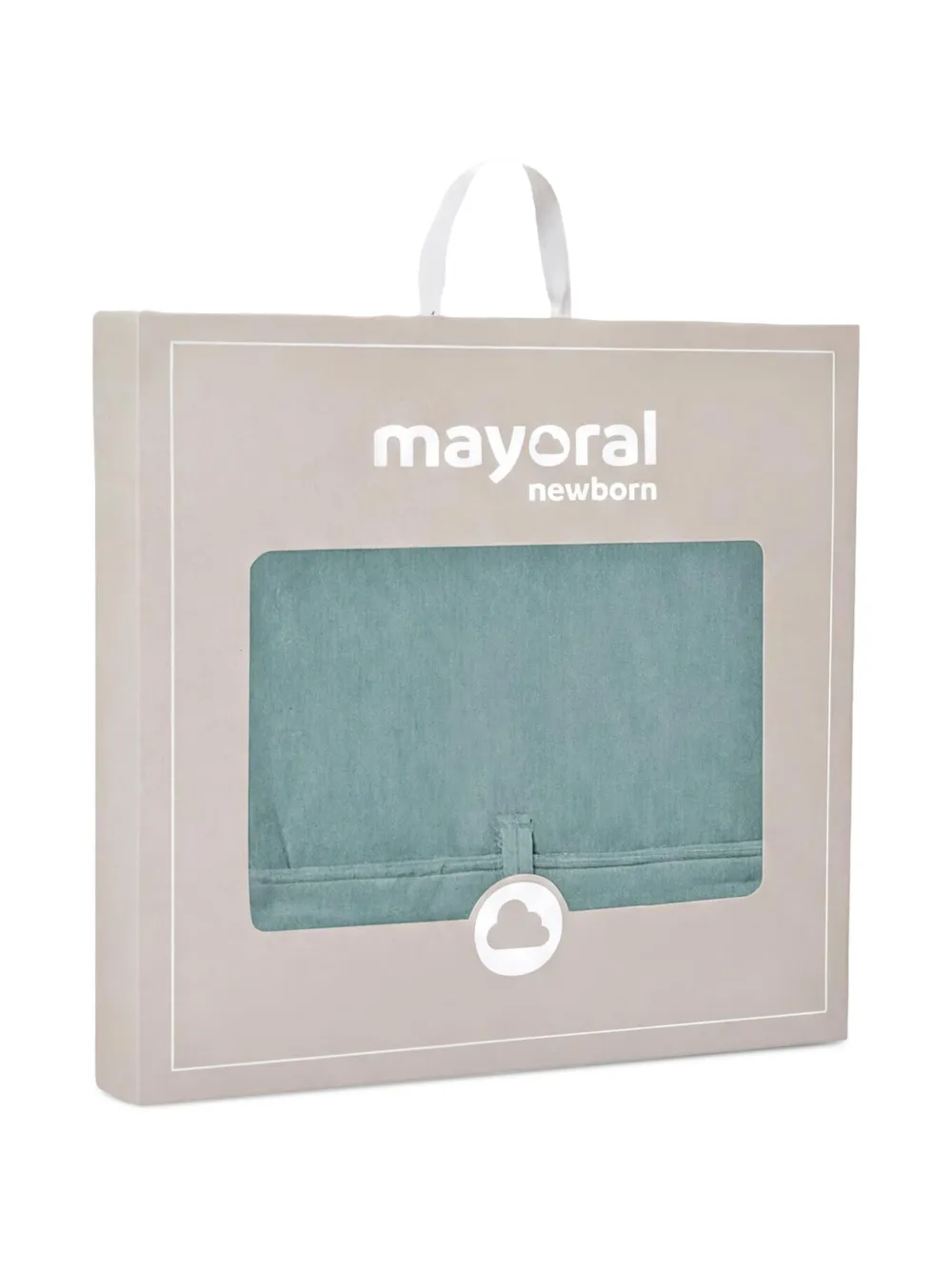 Mayoral Badjas met capuchon en beerpatroon Blauw