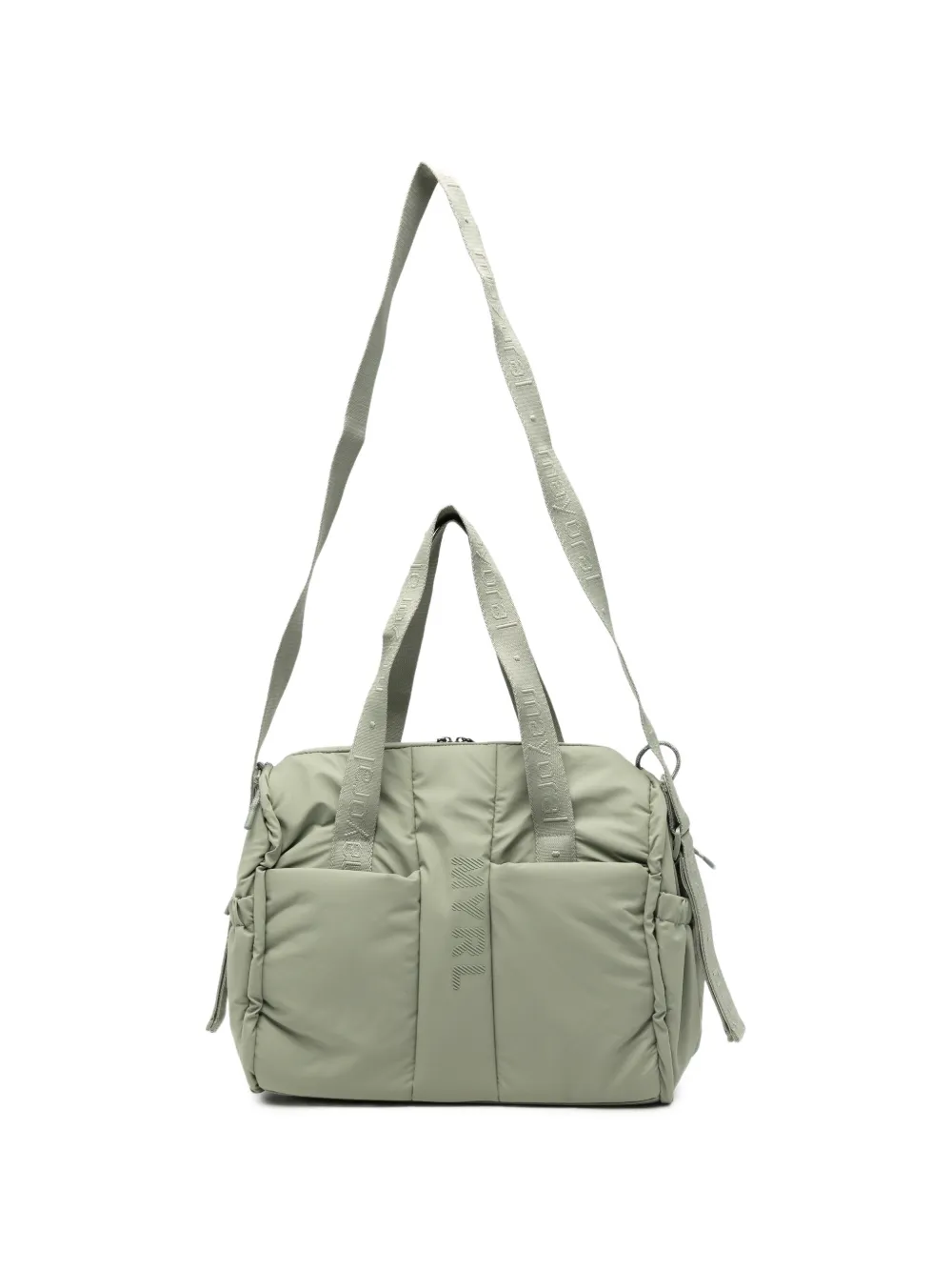 Mayoral sac à main matelassé à bride logo - Vert