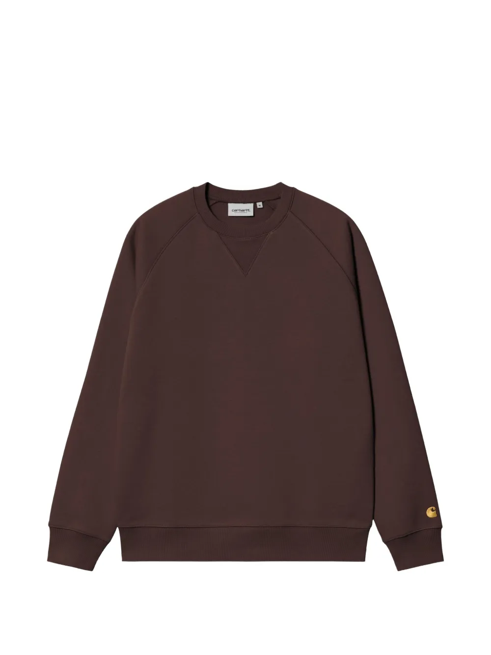 Carhartt WIP Chase logo-embroidered raglan-sleeve sweatshirt - Braun