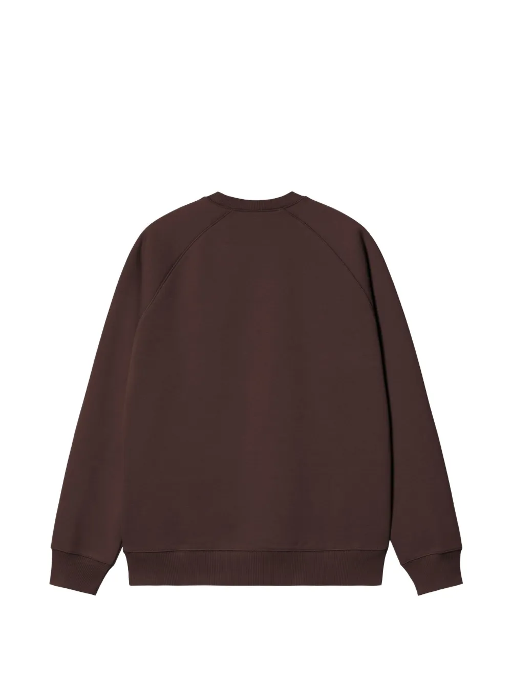 Carhartt WIP Chase sweater met raglan mouwen en geborduurd logo Bruin