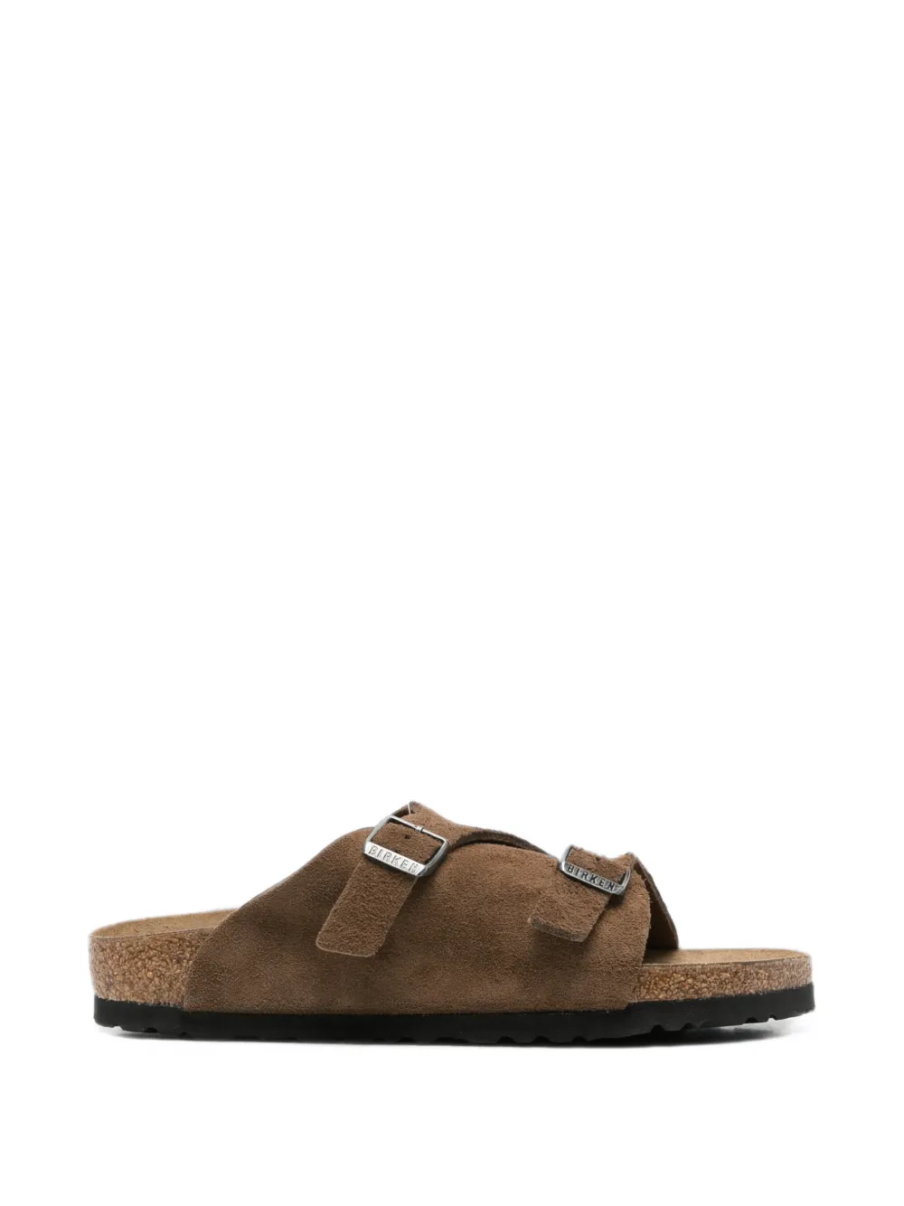 Birkenstock Zurich buckle-fastening suede sandals - Marrone