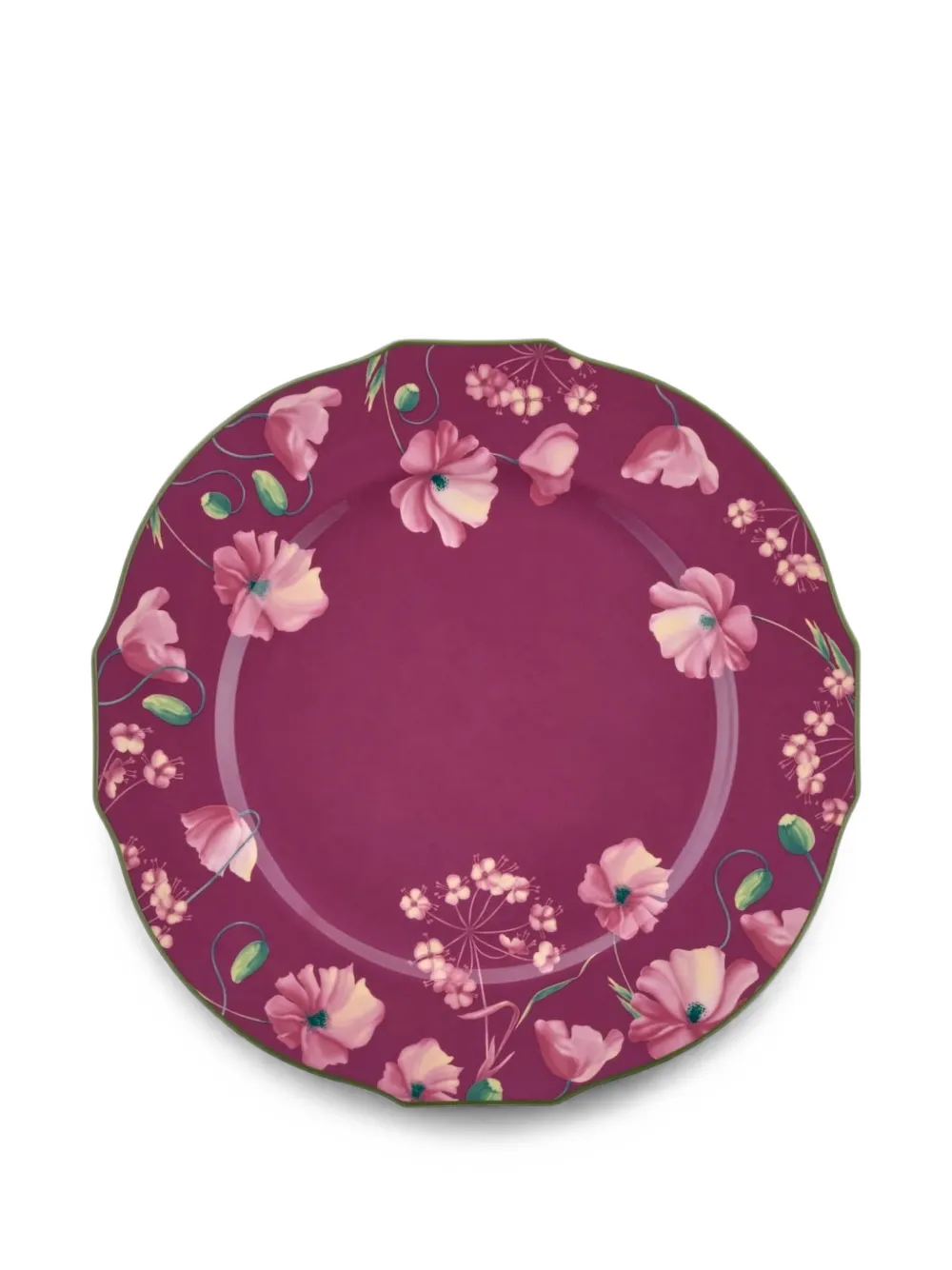 GINORI 1735 assiette Florenza à fleurs - Violet GINORI 1735 assiette Florenza à fleurs - Violet