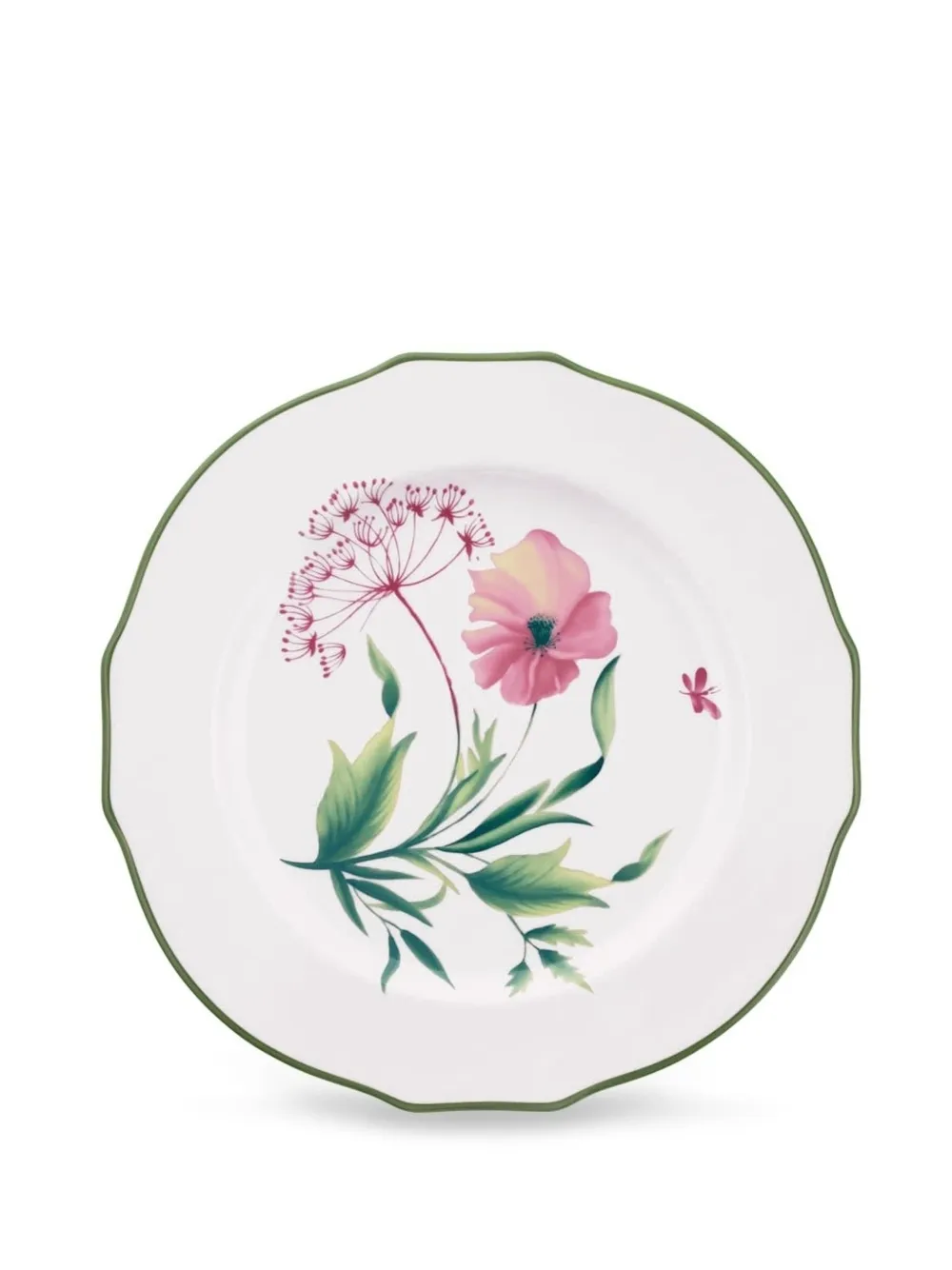 GINORI 1735 assiette Florenza à fleurs - Blanc GINORI 1735 assiette Florenza à fleurs - Blanc
